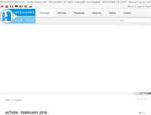 Tablet Screenshot of medjugorjegiftshop.com
